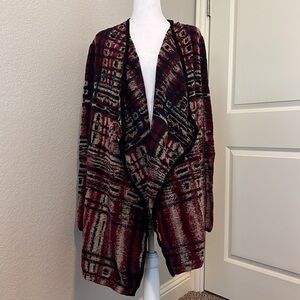 Lucky Brand Southwest Style Cardigan Size L